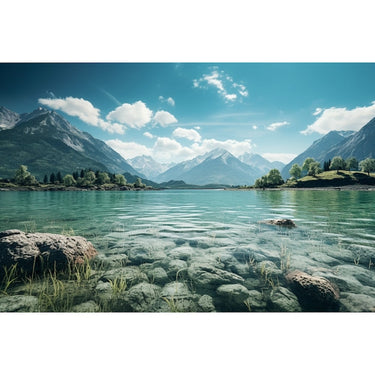 Mountain Lake Painting